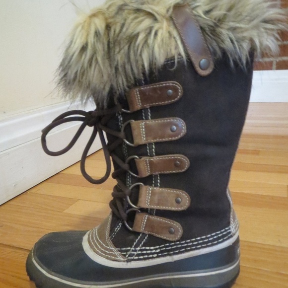 Womens Size 5 Sorel Joan of Arctic Leather Boots - Picture 5 of 8